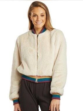 Spiritual Gangster SG Furry Bomber Jacket